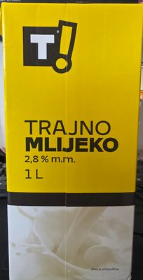 MLIJEKO TRAJNO 2,8% 1 L T!