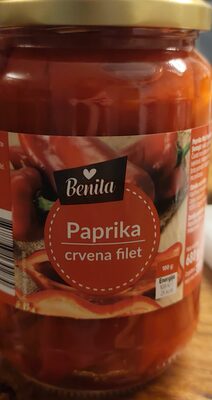 Benita paprika filet 680g/320g_OC