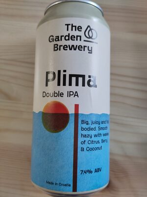 *PIVO GARDEN 0.44L PLIMA -24/1- 7.4%ALC HAZY DIPA LIMENKA