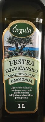 N-ULJE MASL. 1L ORGULA HARMONIJA EXTRA DJEVIČANSKO -6/1 EKO