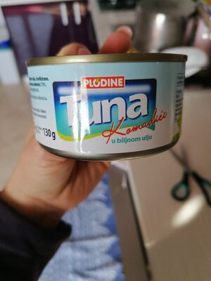 TUNA KOMADICI U BILJNOM ULJU PLODINE 185 G
