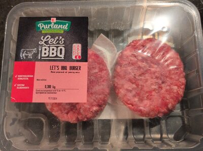 KPur Let`s BBQ Burger od jun.mesa 300 g