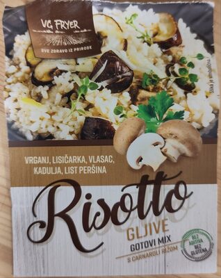 VG Fryer Rižoto gljive bez glutena 200g