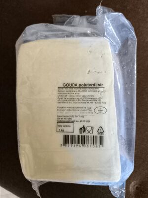 Gouda sir, komad MK10 1kg