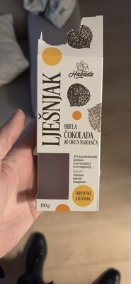 LJEŠNJ.BIJEL.ČOK.I NARAN.100 g