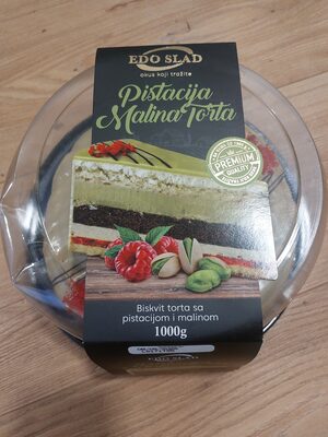 TORTA PISTACIJA MALINA 1000 g