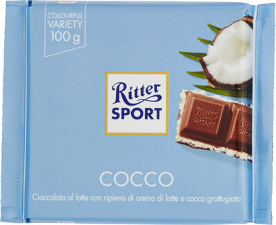 RITTER SPORT KOKOS 100G MLIJEČNA ČOKOLADA -12/1-