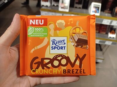 COKOLADA CRUNCHY BREZEL GROOVY 100 G RITTER SPORT