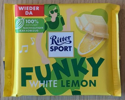 COKOLADA FUNKY WHITE LEMON 100 G RITTER SPORT