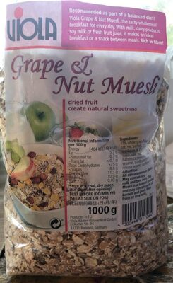 MUSLI SA LJEŠ.I GROŽĐICAMA 1000g