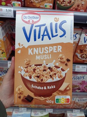 MUESLI HRSK. ČOK. KEKS 450 g D