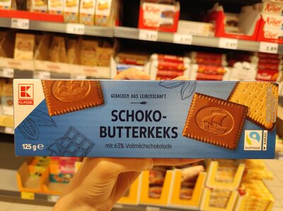 KLC.Keksi s maslacem i tamn.čoko.125g