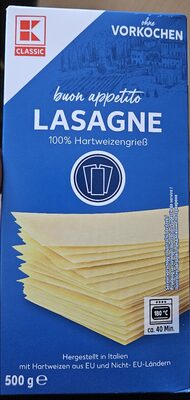 KLC.Kore za lazanje bez jaja 500 g