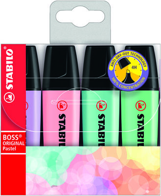 STABILO MARKER BOSS 4/1 PASTEL
