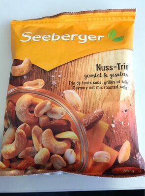 N-SEEBERGER NUSS-TRIO 150G MIX ORAŠČIĆA PRŽENI SLANI -12/1-