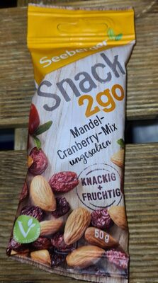 BADEM I BRUSNICA SNACK 50G SEEBERG