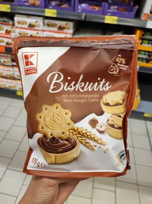 KLC.Keks punjen lješnjak kremom 175 g
