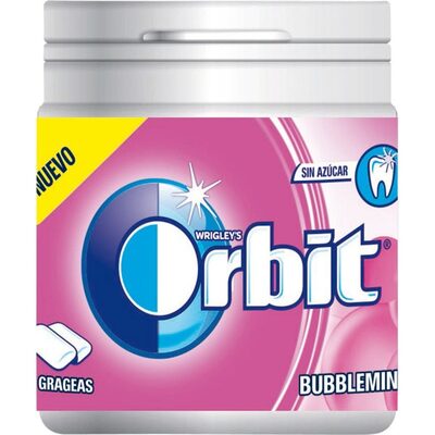 GUME ORBIT BUBBLEMINT BOČICA 84 g ATLA