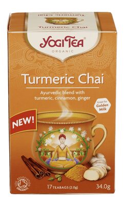 ČAJ TURMERIC CHAI ORGANIC 34g YOGI TEA