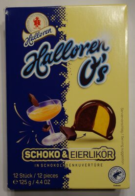 Halloren O`s Pral.čok.,liker od jaja125g