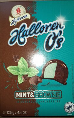 Halloren O`s Praline Mint & Brownie 125g