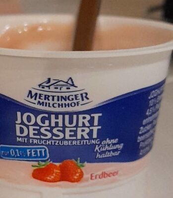 Mertinger Fruchtjoghurt 0,1% Erdbeer 100g