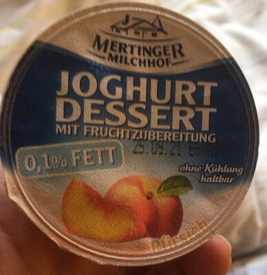 Mertinger Fruchtjoghurt 0,1% Pfirsich 100g