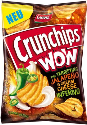 CRUNCHIPS WOW JALAPENO I KREM SIR