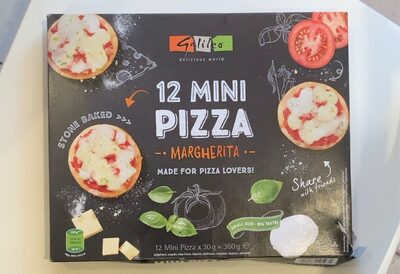 MINI PIZZA MARGHERITA 12X30 G GALILEO