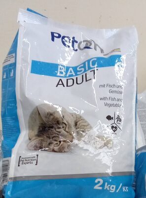 PETQM CAT BASIC ADULT RIBA I POVR. 2 kg FIBIS