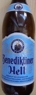 PIVO BENEDIKTINER HELL LAGER 0,33 L