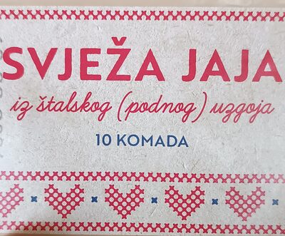 Jaja podni uzgoj, razred L, 10 kom.