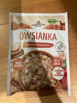 Zobena kaša s jabukom i cimetom