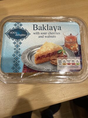 Baklava sa višnjama i orasima 1001 delights