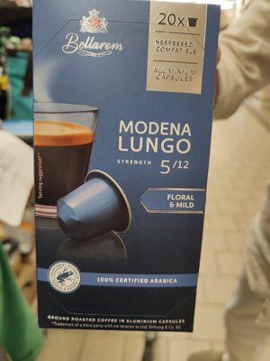 Kaps. za kafu ALU Modena Lungo MK4 116g
