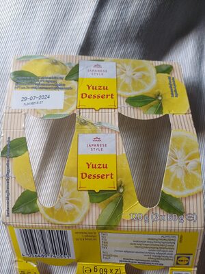 Desert u čaši Yuzu Mousse