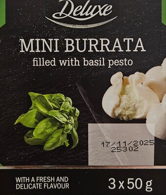 Mini burrata punjena pestom