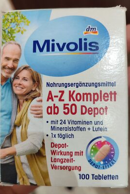 Mivolis depo tabl. A-Z, od 50. 100 kom.