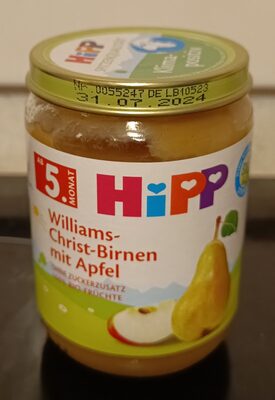 KAŠICA KRUŠKA VILJAMOVKA SA JABUKOM 190G 5M+ HIPP