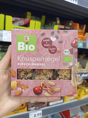 KBio.Hrskavi prutići Višnja Badem 75 g