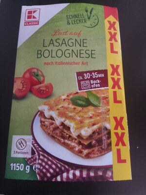 KLC.Lasagne Bolognese 1,15 kg XXL