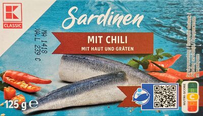 KLC.Sardine s čilijem 125/90 g