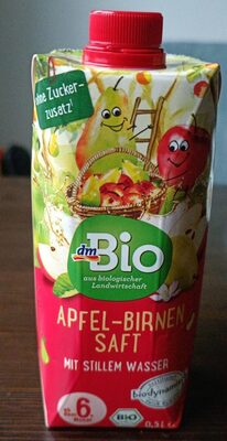 dmBio sok 6+ jabuka kruška 0,5 l