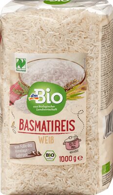 dmBio beli basmati pirinač 1000g