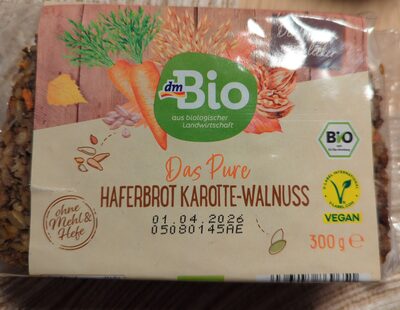 dmBio zob. kruh mrkva/orah 300 g TT