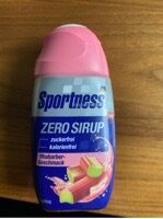 Sportness zero sirup rabarb. 65 ml