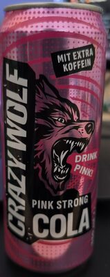 Crazy Wolf Pink Strong Cola 0,33 l lim