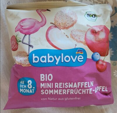 babylove ljet. voć. snack/riža 8M+, 35 g
