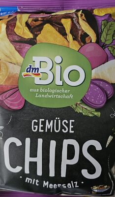 dmBio čips od povrća sa soli, 75 g