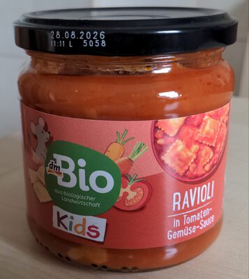 dmBio Kids ravioli rajč./povr. 3G+ 350 g